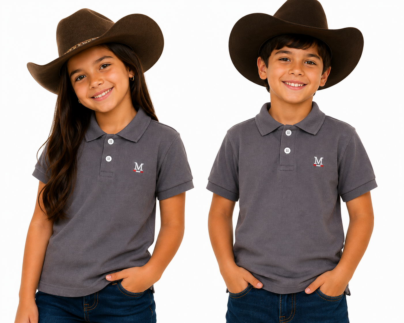 Camisa Polo Unissex Infantil Minuty Manga Curta Ref: 2705