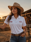 Camiseta Polo Feminina-New Style Texas farm CPF006