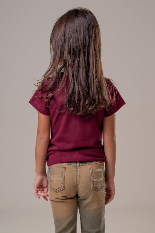 CAMISETA FEMININA INFANTIL TEXAS FARM - CIF062