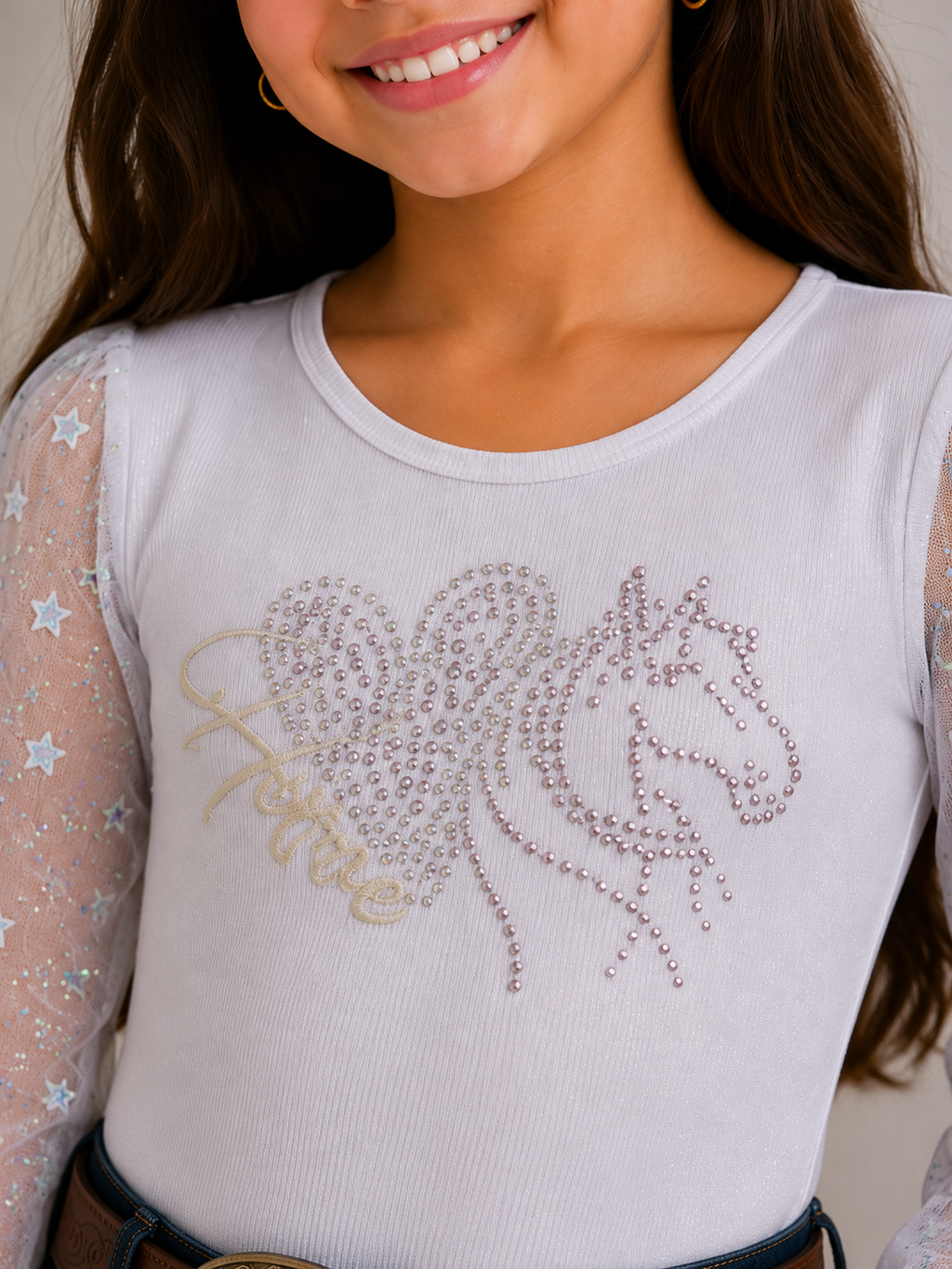 BODY FEMININO INFANTIL HORSE MINUTY REF.: 1856