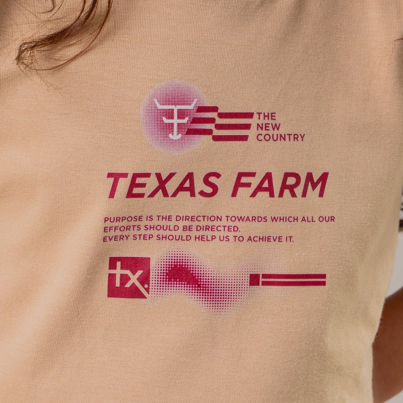 CAMISETA FEMININA INFANTIL TEXAS FARM - CIF056
