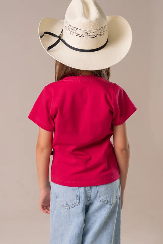 CAMISETA INFANTIL FEMININA TEXAS FARM