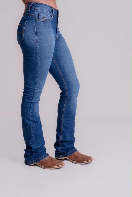 CALÇA JEANS FEMININA TEXAS FARM - DAILY BASIC - PDF051 - JEANS