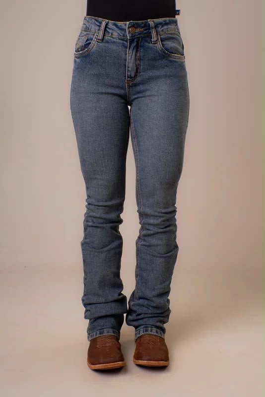 CALCA JEANS FEMININA TEXAS FARM - STONE - PDF065 - JEANS