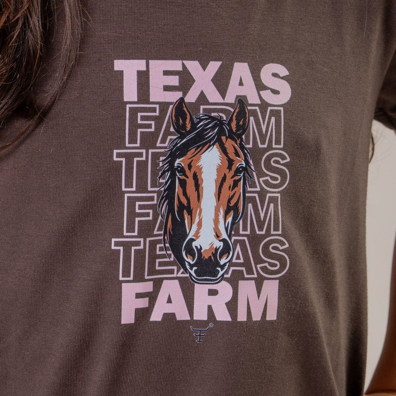 CAMISETA FEMININA INFANTIL TEXAS FARM - CIF059