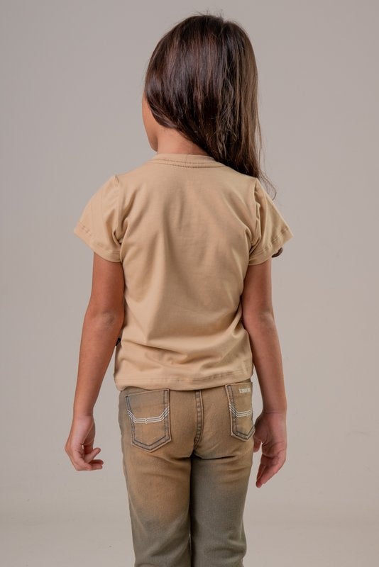 CAMISETA FEMININA INFANTIL TEXAS FARM - CIF056