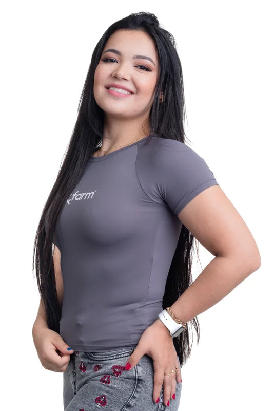 CAMISETA TÉRMICA FEMININA RASH GUARD UV50+ TEXAS FARM - RGF001