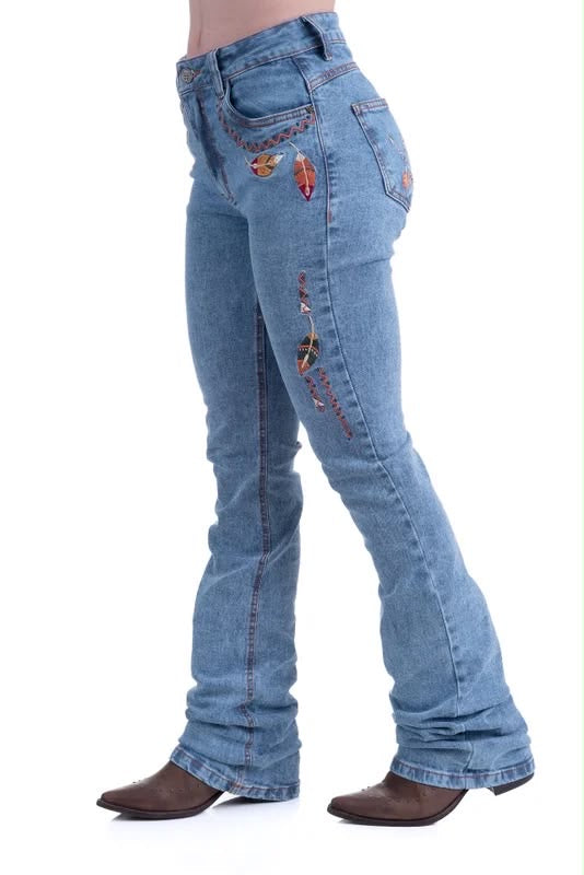 CALÇA JEANS FEMININA TEXAS FARM - VITALITY UMBER - PDF047 - JEANS