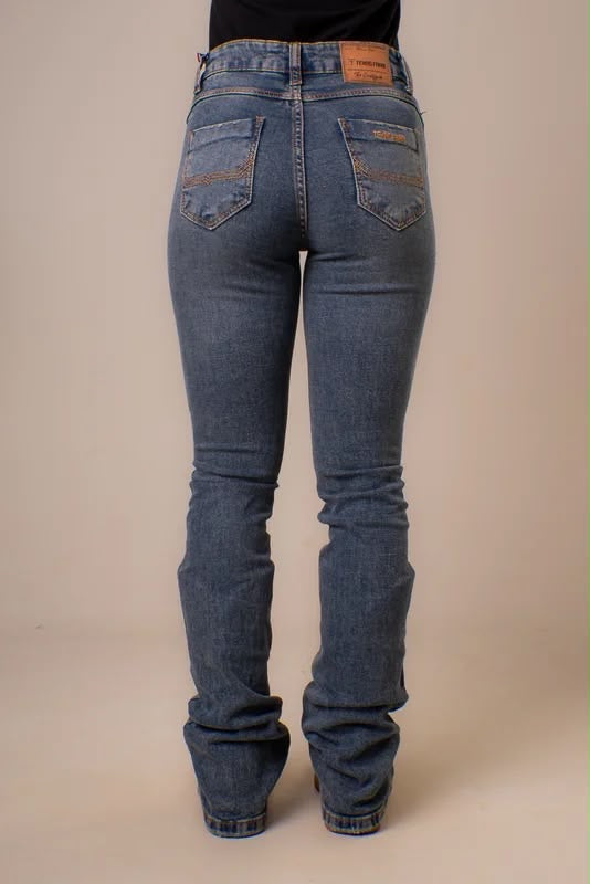 CALCA JEANS FEMININA TEXAS FARM - STONE - PDF065 - JEANS