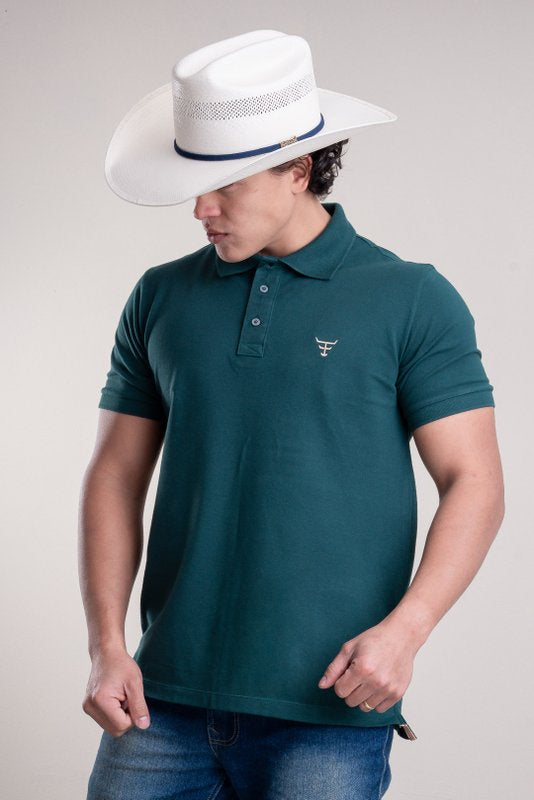 CAMISA POLO MASCULINA/NEW STILY TEXAS FARM Ref.: CPM016