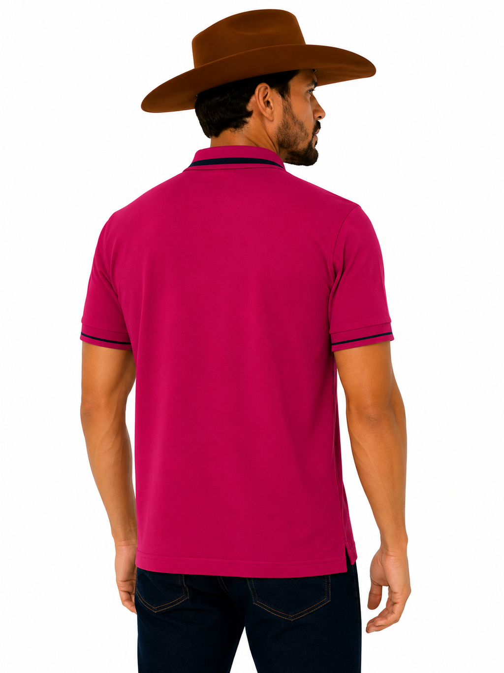 CAMISA POLO MASCULINA TEXAS FARM Ref.: CPM006