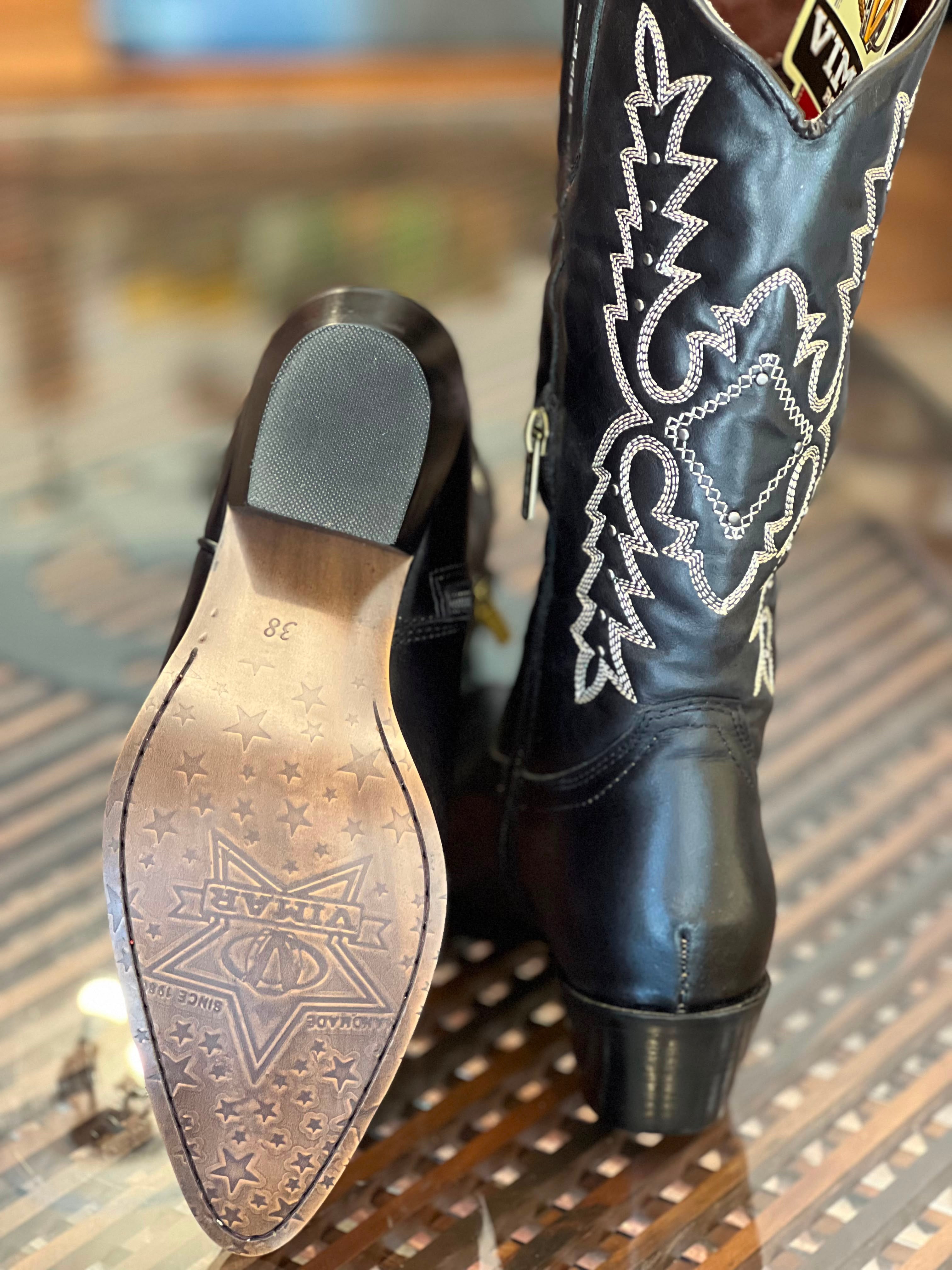 BOTA VIMAR CANO MEDIO-10291-TRAVEL PRETO