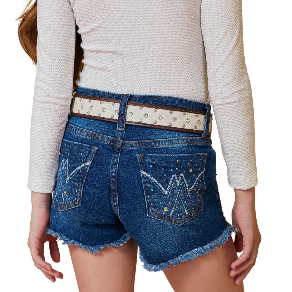 Short saia feminino infantil