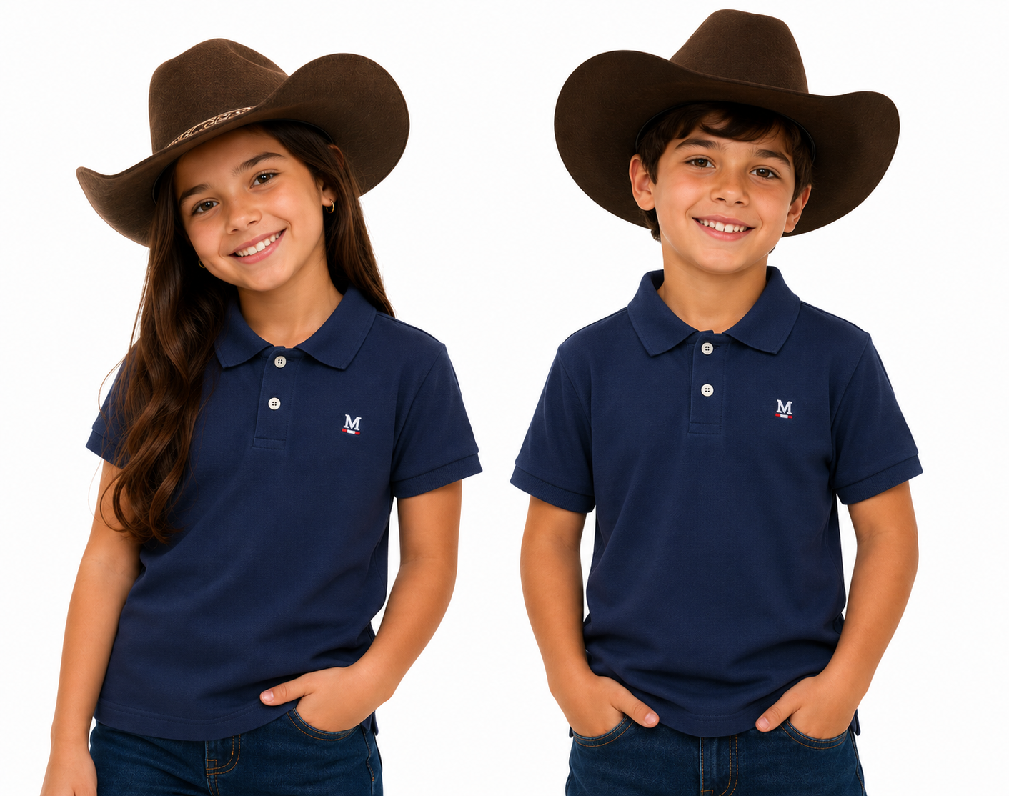 Camisa Polo Unissex Infantil Minuty Manga Curta Ref: 2705
