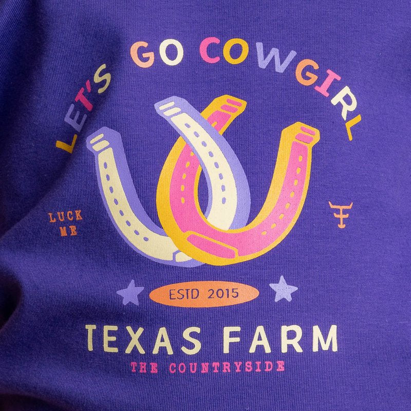 CAMISETA INFANTIL FEMININA TEXAS FARM - CIF049