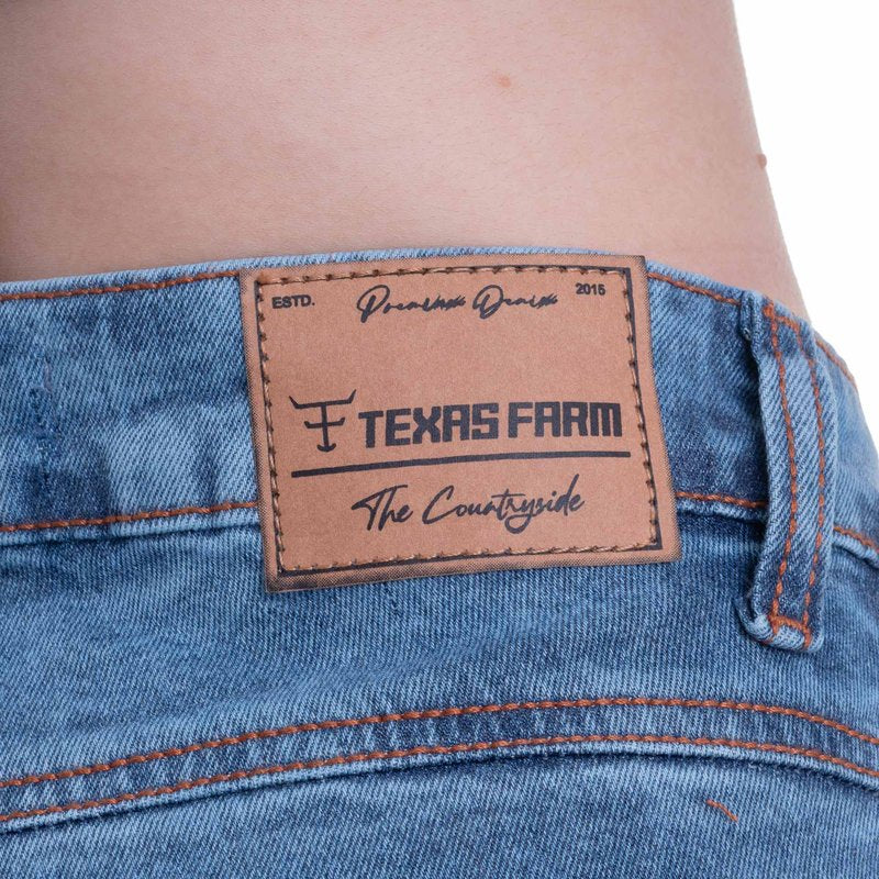 CALÇA JEANS FEMININA TEXAS FARM - VITALITY UMBER - PDF047 - JEANS