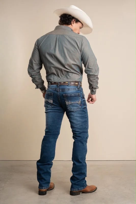 CALCA JEANS MASCULINA TEXAS FARM - WILD BLUE - PDM037