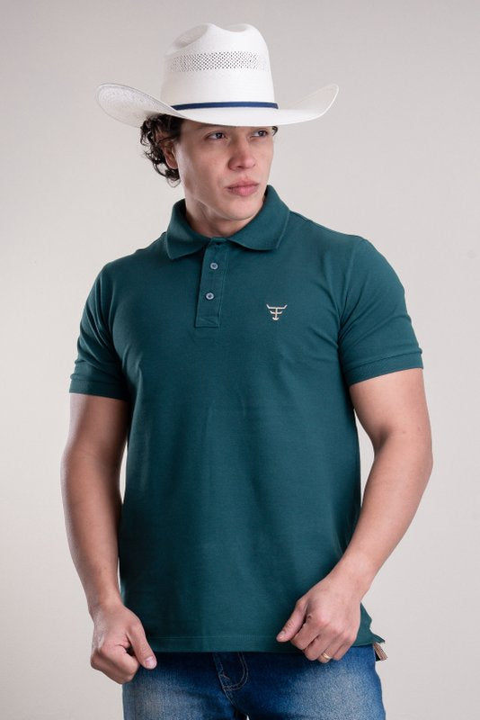 CAMISA POLO MASCULINA TEXAS FARM Ref.: CPM006