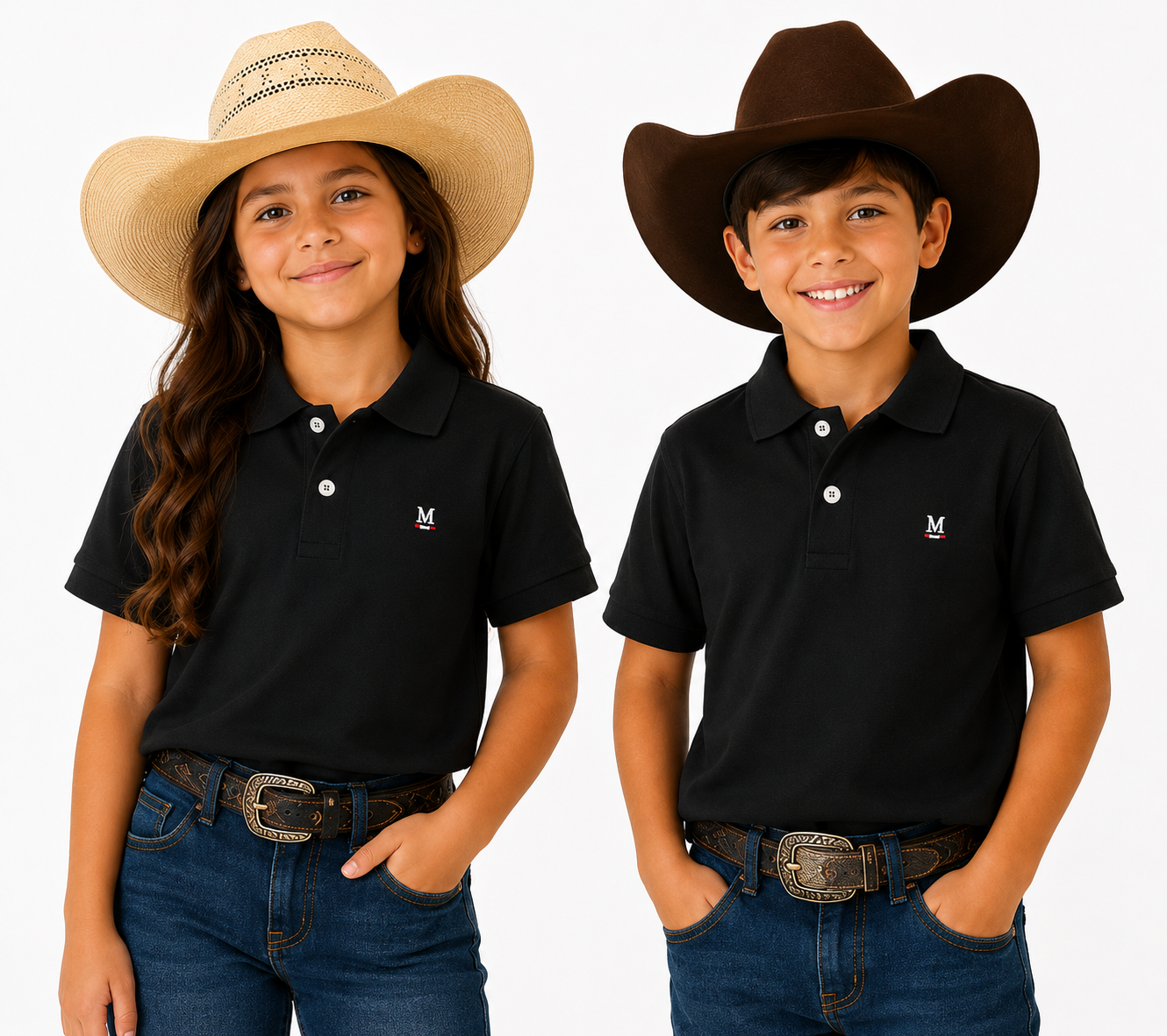 Camisa Polo Unissex Infantil Minuty Manga Curta Ref: 2705