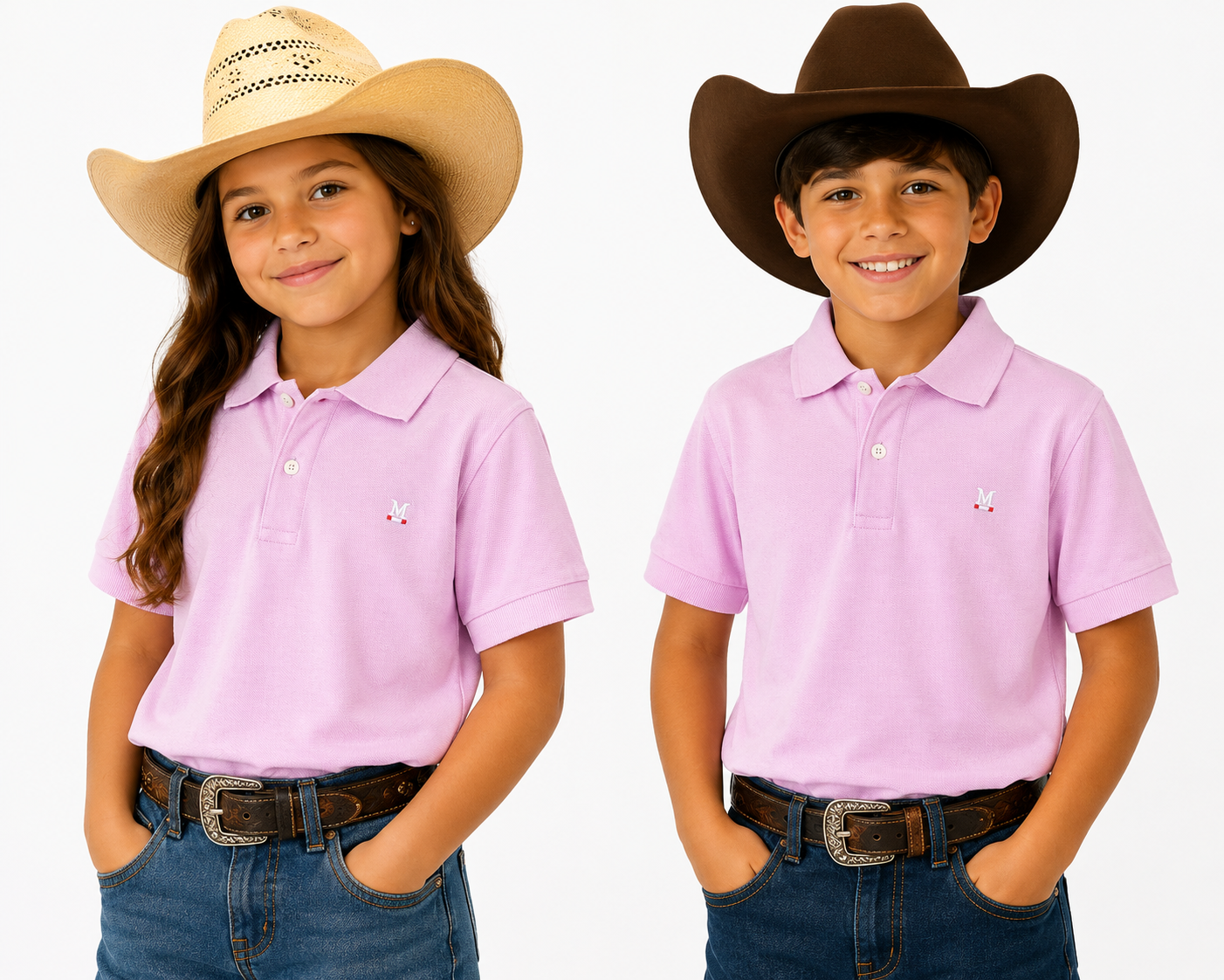 Camisa Polo Unissex Infantil Minuty Manga Curta Ref: 2705