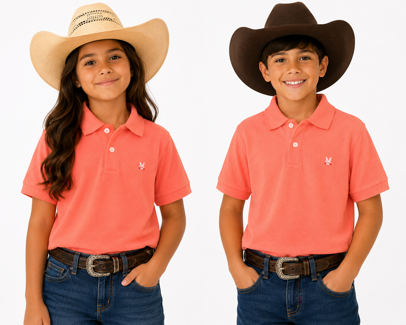 Camisa Polo Unissex Infantil Minuty Manga Curta Ref: 2705