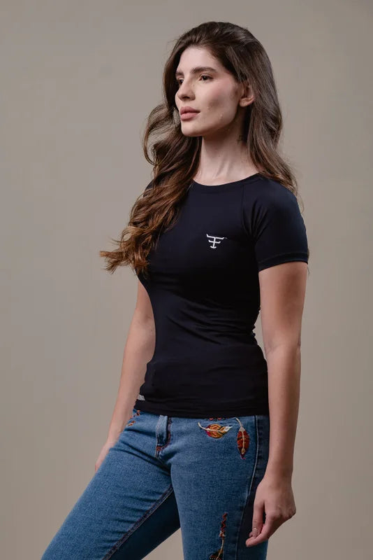 CAMISETA TÉRMICA FEMININA RASH GUARD UV50+ TEXAS FARM