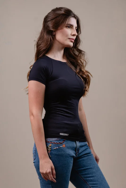 CAMISETA TÉRMICA FEMININA RASH GUARD UV50+ TEXAS FARM