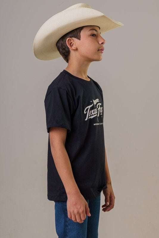 CAMISETA JUVENIL MASCULINA TEXAS FARM - CTM038