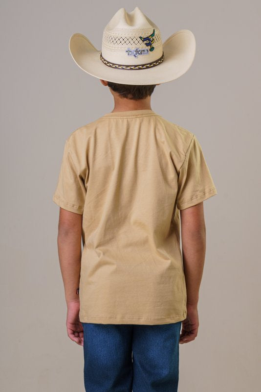 CAMISETA JUVENIL MASCULINA TEXAS FARM - CTM040