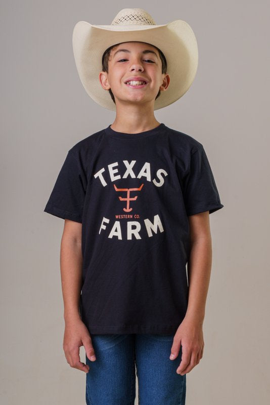 CAMISETA JUVENIL MASCULINA TEXAS FARM - CTM040