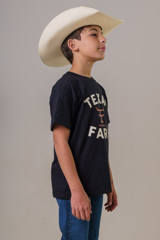 CAMISETA JUVENIL MASCULINA TEXAS FARM - CTM040