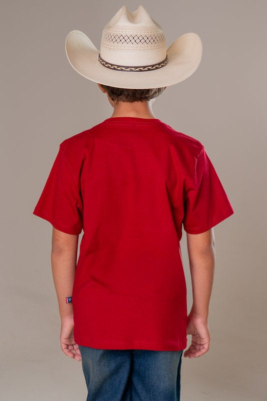 CAMISETA JUVENIL MASCULINA TEXAS FARM - CTM025
