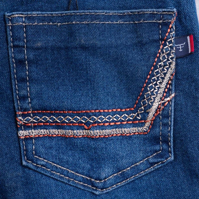 CALCA JEANS MASCULINA JUVENIL TEXAS FARM - PDMTEEN004