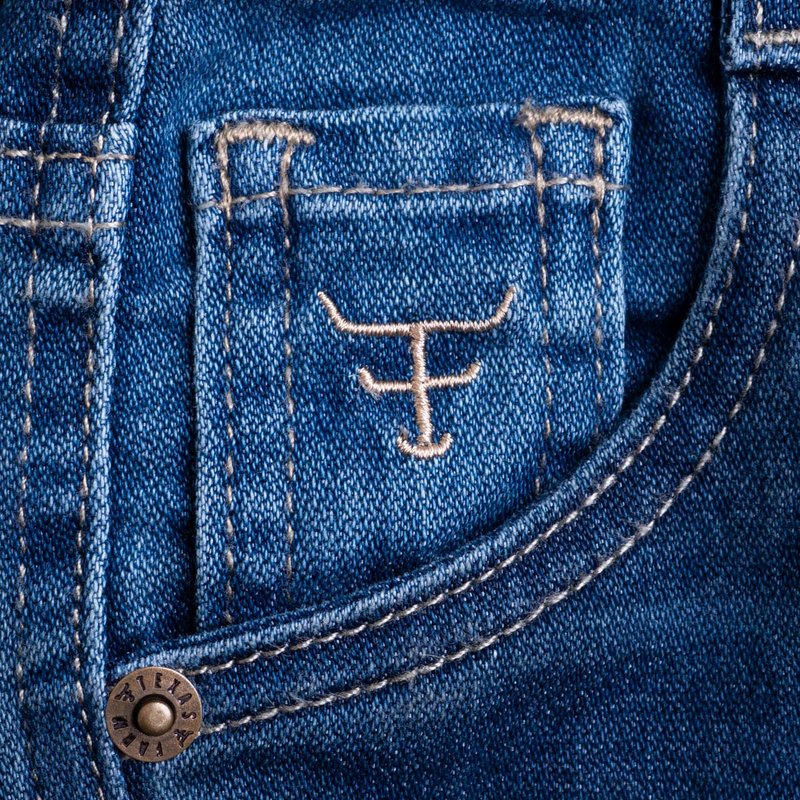 CALCA JEANS MASCULINA JUVENIL TEXAS FARM - PDMTEEN004
