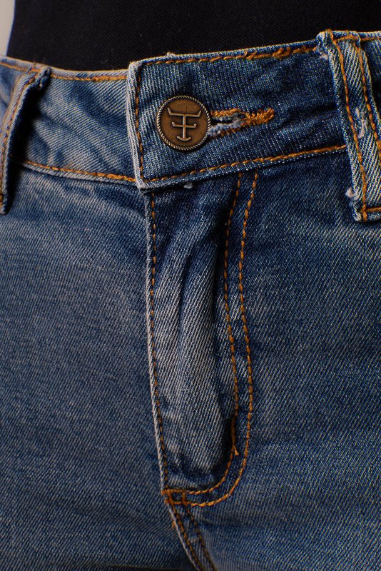 CALCA JEANS FEMININA TEXAS FARM - STONE - PDF065 - JEANS