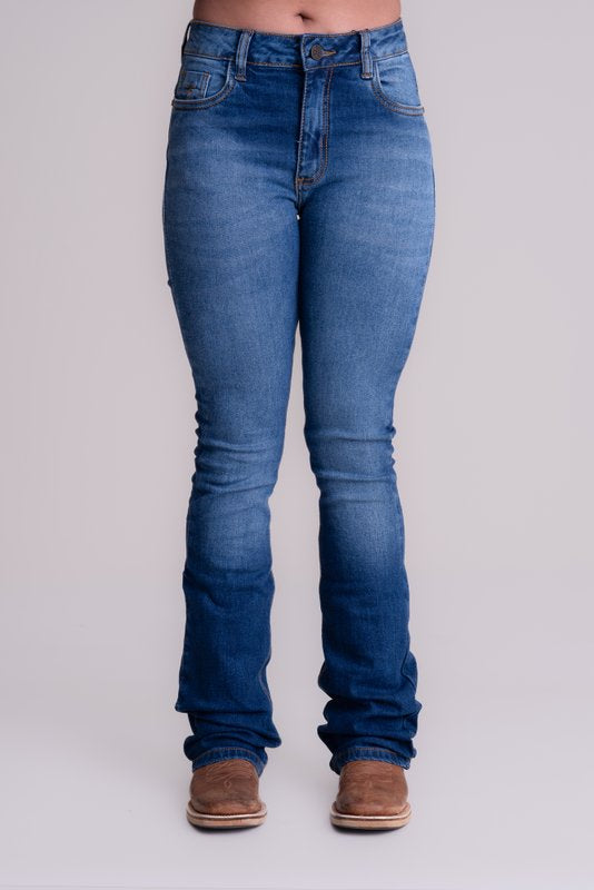 CALÇA JEANS FEMININA TEXAS FARM - DAILY BASIC - PDF051 - JEANS