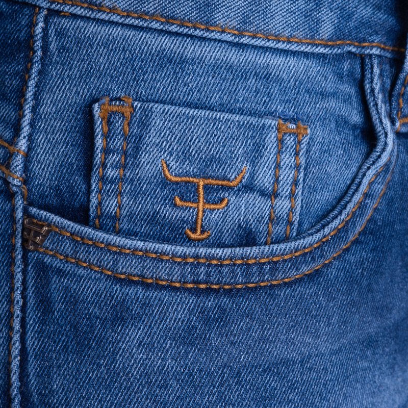 CALÇA JEANS FEMININA TEXAS FARM - DAILY BASIC - PDF051 - JEANS