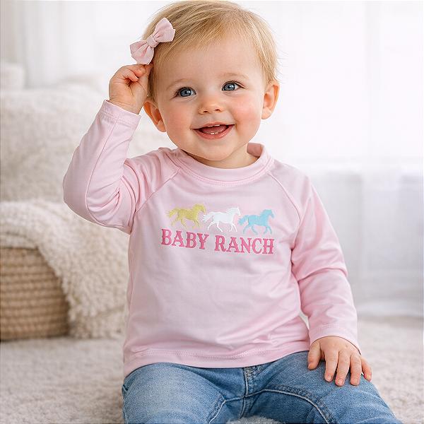 CAMISETA INFANTIL PROTECAO UV BABY RANCH