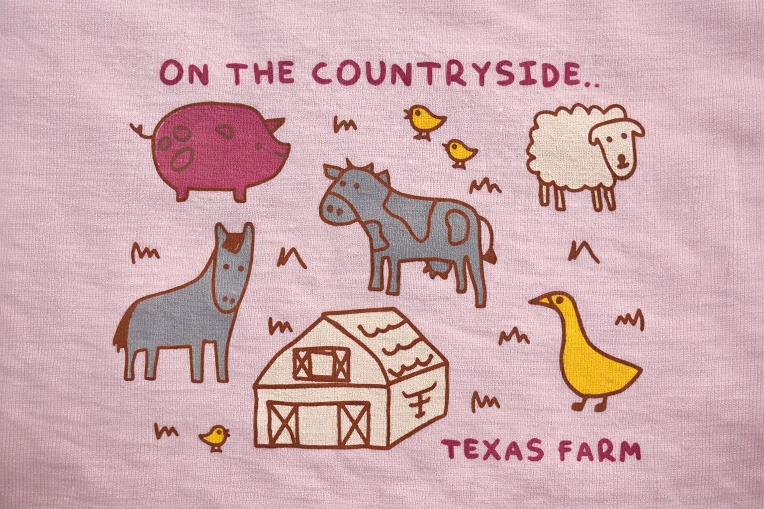 BODY INFANTIL MANGA CURTA TEXAS FARM