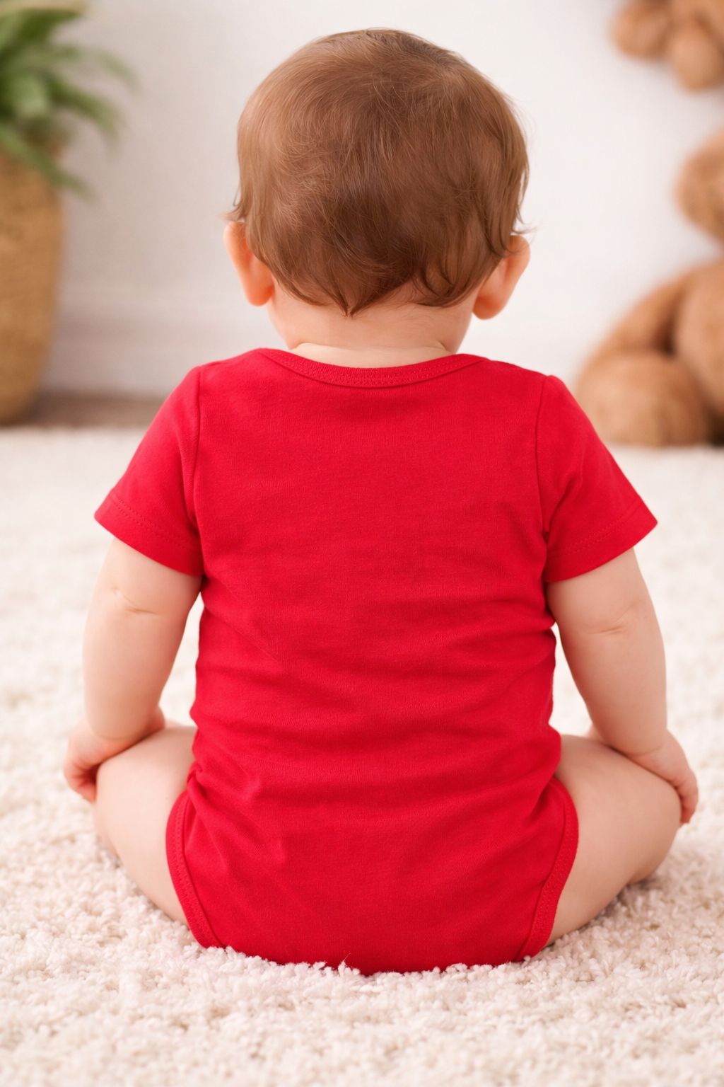BODY INFANTIL MANGA CURTA TEXAS FARM